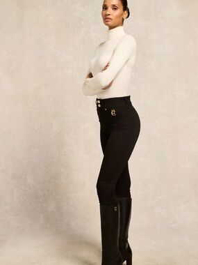 Holland Cooper Black Jodhpur jeans
